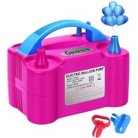 Bomba eléctrica de globo de aire de 110 V, 600 W, inflador de globo para decoración de fiesta.