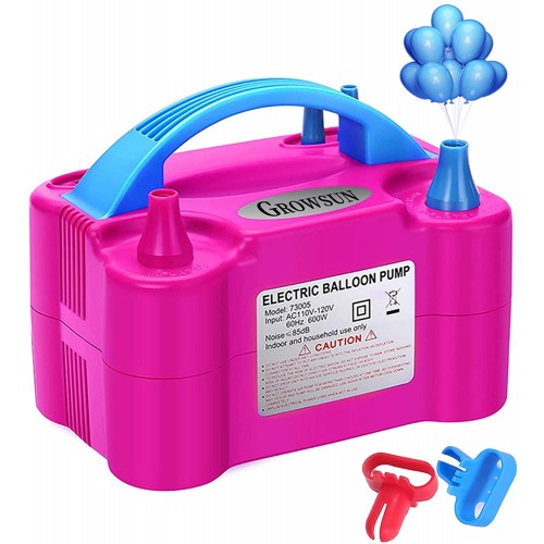 Bomba eléctrica de globo de aire de 110 V, 600 W, inflador de globo para decoración de fiesta.