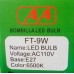 Bombillo Led AA FT-9w E27 110V