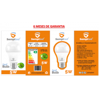 Bombillos Sempiled Led 5w Precio Al Mayor 6 Meses De Garantía