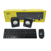 Combo Teclado Mouse Cornetas Agiler