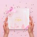 Caja de regalo para spa y baño para mujer rosa, 5 piezas