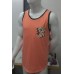 Camiseta de Algodon  Salmon  Bordes Verdes y Bolsillo Estampado S M y L Konekodesign