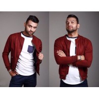 Chaqueta Bomber Jacket Vino Ttinto KonekoDesign