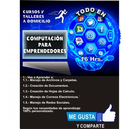 Clases a Domicilio de Computacion para Emprendedores