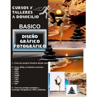 Clases a Domicilio de Diseño Gráfico Fotografico  Básico.