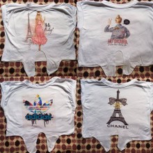 Crop tops y franelas de dama