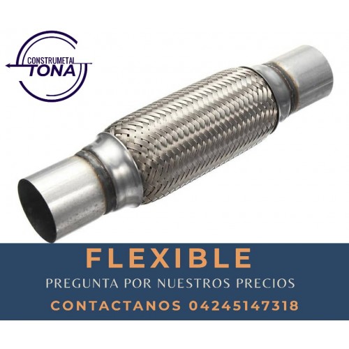 Tubo Flexible doble Maya de acero