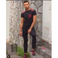 Franela con Detalles en Cuero  Bbase de Algodon Tallas S M y L KONEKODESIGN