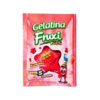 Gelatina Sabor a Frambuesa 5 Porciones Fruxi 40g