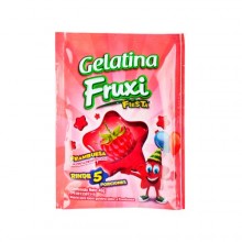 Gelatina Sabor a Frambuesa 5 Porciones Fruxi 40g