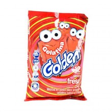 Gelatina Sabor a Fresa 12 porciones Golden 96g