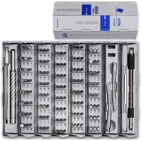 HengTianMei - Juego de destornilladores de precisión 128 en 1, kit de herramientas de reparación magnética profesional para computadora, portátil, Xbox, Macbook