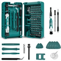 Juego de destornilladores de precisión,  Kit de herramientas electrónicas 116 en 1 con 98 puntas  magnéticas