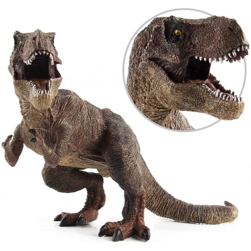 Juguete de dinosaurio Tiranosaurio Rex, figura de acción grande del mundo jurásico