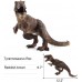Juguete de dinosaurio Tiranosaurio Rex, figura de acción grande del mundo jurásico