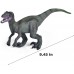 Jurassic World - Figura de velociraptor de juguete, pequeñas figuras de dinosaurio con sonido.