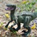 Jurassic World - Figura de velociraptor de juguete, pequeñas figuras de dinosaurio con sonido.