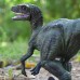 Jurassic World - Figura de velociraptor de juguete, pequeñas figuras de dinosaurio con sonido.