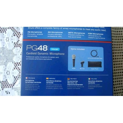 Micrófono Profesional Shure PG48