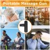 Pistola de masaje, potente pistola Fascial portátil de percusión de tejido profundo muscular