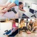 Pistola de masaje muscular portátil recargable por USB, súper silenciosa, percusión de tejido profundo, atletas, pistola de masaje muscular, 6 velocidades.