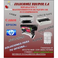 Servicio Técnico Impresoras Fotocopiadoras Laser Hp Y Canon