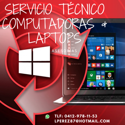 Servicio Técnico Computadoras Laptops