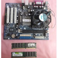 Tarjeta Madre Foxconn con Procesador INTEL 661M08-FX-6LS