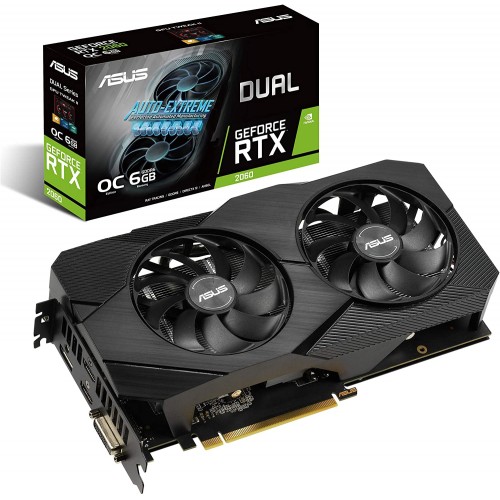 Tarjeta Video ZOTAC GEFORCE RTX 2060 6G 192 Bit GDDR6 PCIe X8 DVI-D HDMI