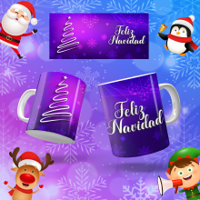 Tazas Navideñas Diseños Varios