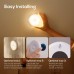 YEEYIN - Luz nocturna con sensor de movimiento para interiores, paquete de 6 luces LED inalámbricas recargables inteligentes para armario, funciona con pilas, luces debajo del gabinete, sensor de movimiento