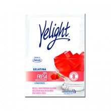 Yelight Gelatina Sabor a Fresa 12g