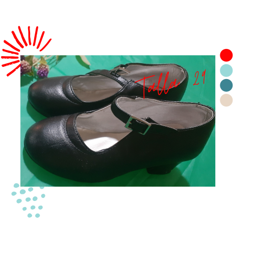 Zapatos de Tacon para Baile,Tango,Flamenco
