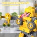 Juguetes robot 5 en 1 para niños, STEM para niños,  transformers de robot con 5 camiones.