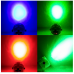 Shehds Luz led 12x3W DJ Party Lights RGBW Efecto de escenarios con 8 canales para decoraciones