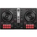 Hercules DJ Control Inpulse 300 MK2  Controlador USB DJ 2 cubiertas con 16 almohadillas y tarjeta de sonido integrada Software de DJ