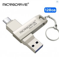 Unidad Flash Pendrive USB 3,0 OTG tipo C de alta calidad, Pen Drive de  128GB, memoria para teléfono inteligente