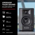 M-Audio BX3 - Monitores de estudio de 3.5 pulgadas, altavoces de PC HD para grabación y multimedia con software de producción de música, 120 W, par.