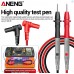 ANENG SZ08 multímetro Digital ultrafino, medidor profesional de almacenamiento, voltímetro automático, CA, CC, 220V, resistencia, probadores de mano