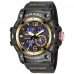 SMAEL Reloj deportivo para hombre camuflaje dorado negro, táctico militar cronógrafo resistente al agua, con alarma