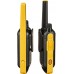 Motorola Solutions T470 Radio bidireccional negro con amarillo recargable paquete de dos unidades