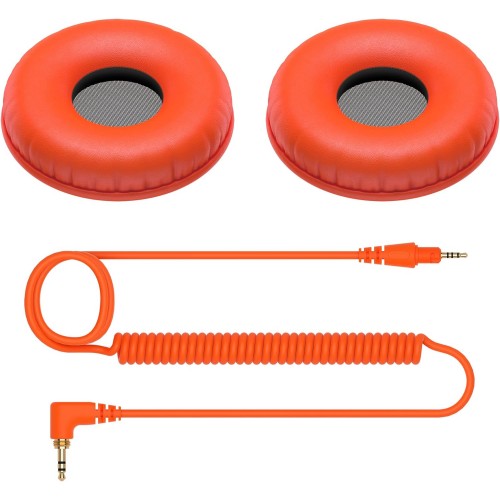Pioneer almohadillas DJ HC-CP08-M - CUE1 Series Ear Pad y cable (naranja)