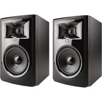 JBL Professional 306P MkII Monitor de estudio alimentado de 2 vías de 6 pulgadas de próxima generación (306PMKII) (par)