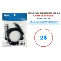 cable usb 2.0 para impresoras