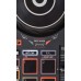 Hercules DJ - Controlador de DJ DJControl Inpulse 200 con USB, 2 pistas con 8 almohadillas y tarjeta de sonido, software y tutoriales incluidos