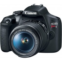 Canon EOS Rebel T7 Cámara DSLR con lente de 18-55mm | Wi-Fi integrado | Sensor CMOS de 24.1 MP | Procesador de imagen DIGIC 4+ y videos Full HD