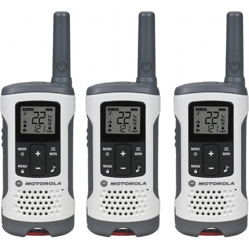 Motorola Solutions Motorola T260TP Talkabout Radio, paquete de 3