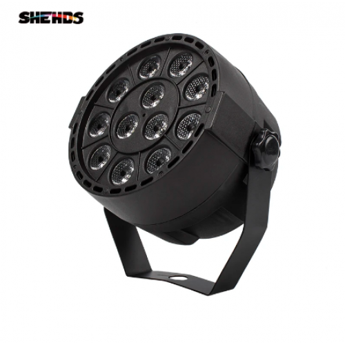 Shehds Luz led 12x3W DJ Party Lights RGBW Efecto de escenarios con 8 canales para decoraciones