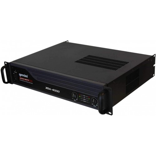 Gemini XGA-4000 - Amplificador de potencia para equipos de DJ y 4000 vatios de potencia pico instantánea (4000 W)